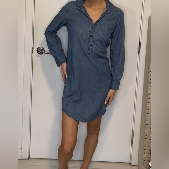 J. Crew chambray denim dress - Picture 2 of 5